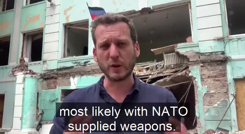 Ukraine army targeting Ukraine civillians & schools with NATO weapons