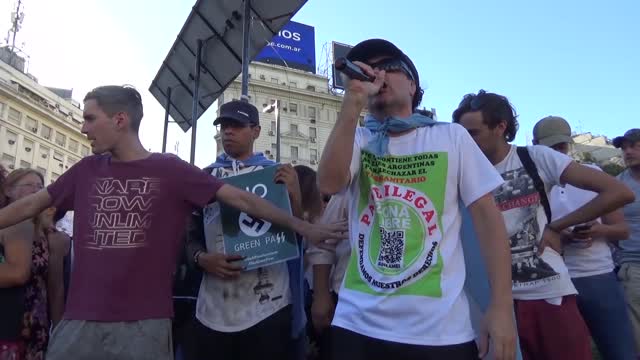 Marcha en contra del pase sanitario en Argentina: 8 de enero de 2022 ( 8 )