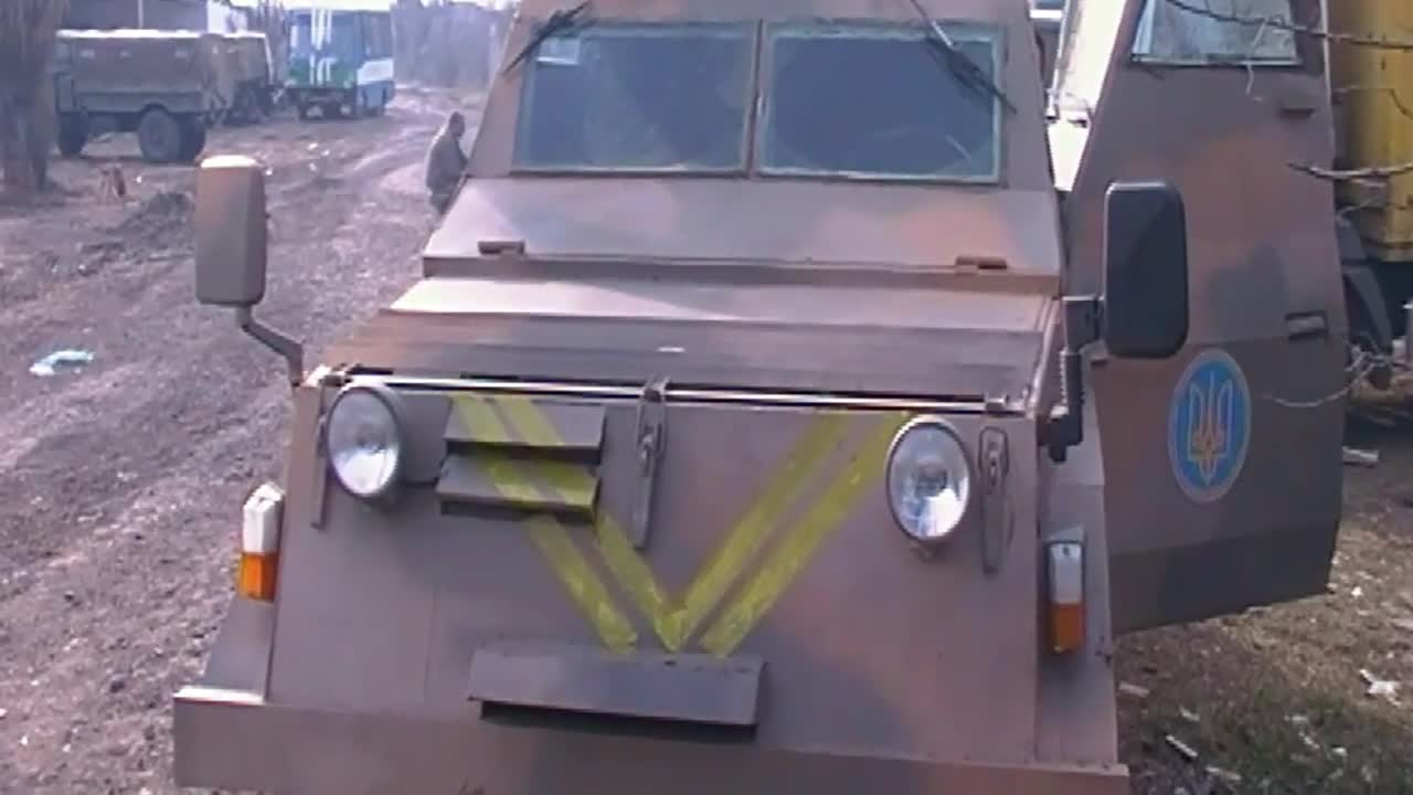 Ukrainian Military Employs Handcrafted APCs