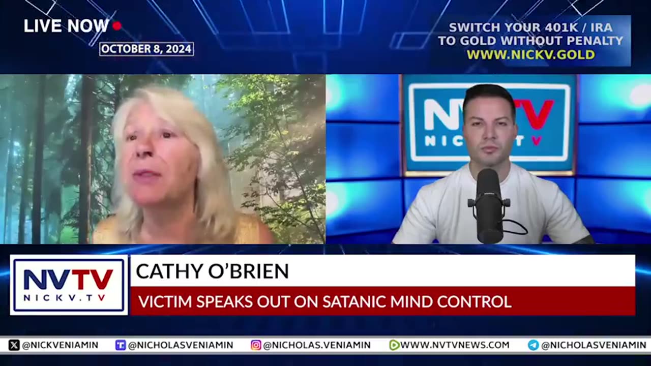 Cathy OBrien Discusses Satanic Mind Control with Nicholas Veniamin.rus