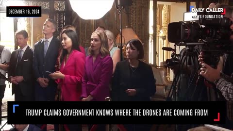 Trump Claims Government Knows Where The Drones Are Coming From