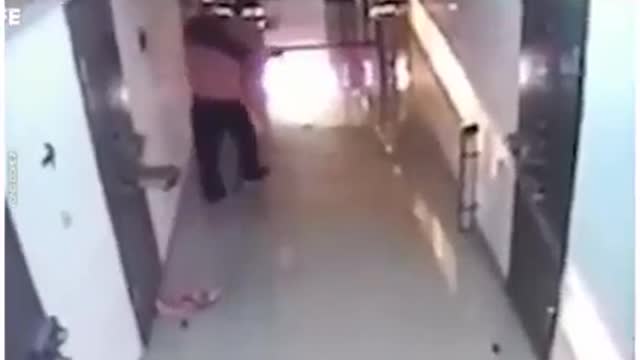 Prison Escape caught on camera