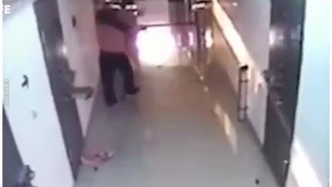 Prison Escape caught on camera