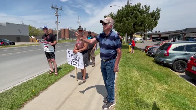 Anti-Lockdown Protest Port Hope June 5, 2021