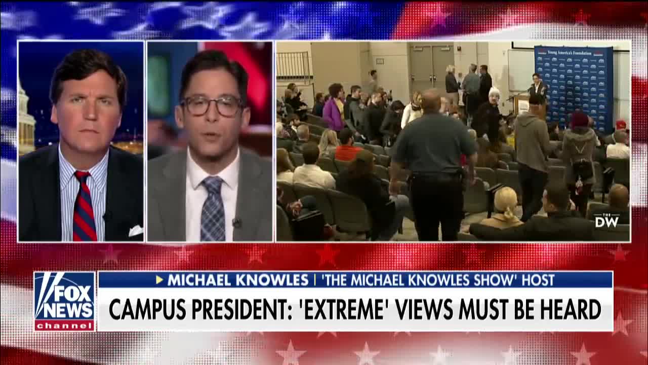 Conservative speaker attacked by protester speaks out