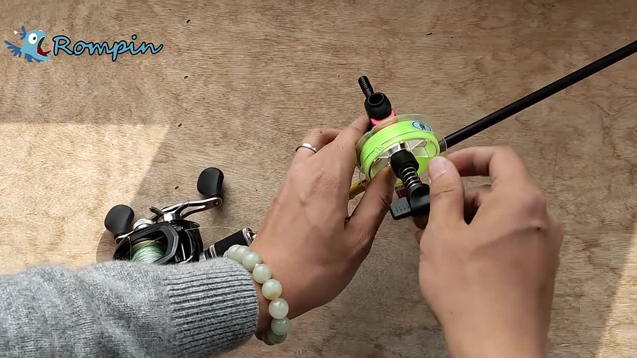 Fishing reel winding line