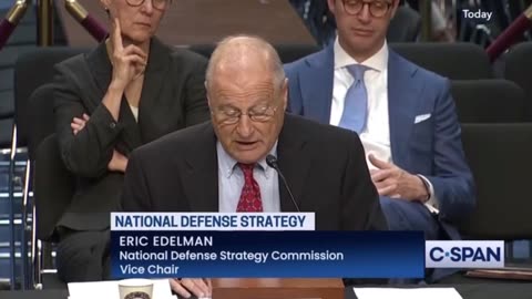 Eric Edelman, the Vice Chair of the National Defense Strategy Commission