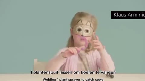 Dutch TV station broadcasting white children, all female, opening boxes containing sex toys.