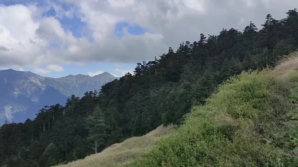 The beautiful scenery of Hehuan Mountain in Taiwan