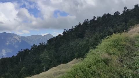 The beautiful scenery of Hehuan Mountain in Taiwan