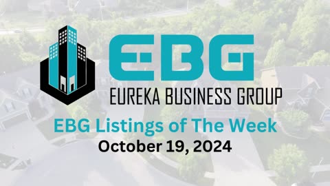 EBG Listings of The Week: October 19, 2024
