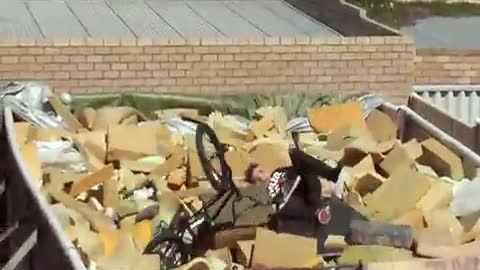 Backflip ply wood crash