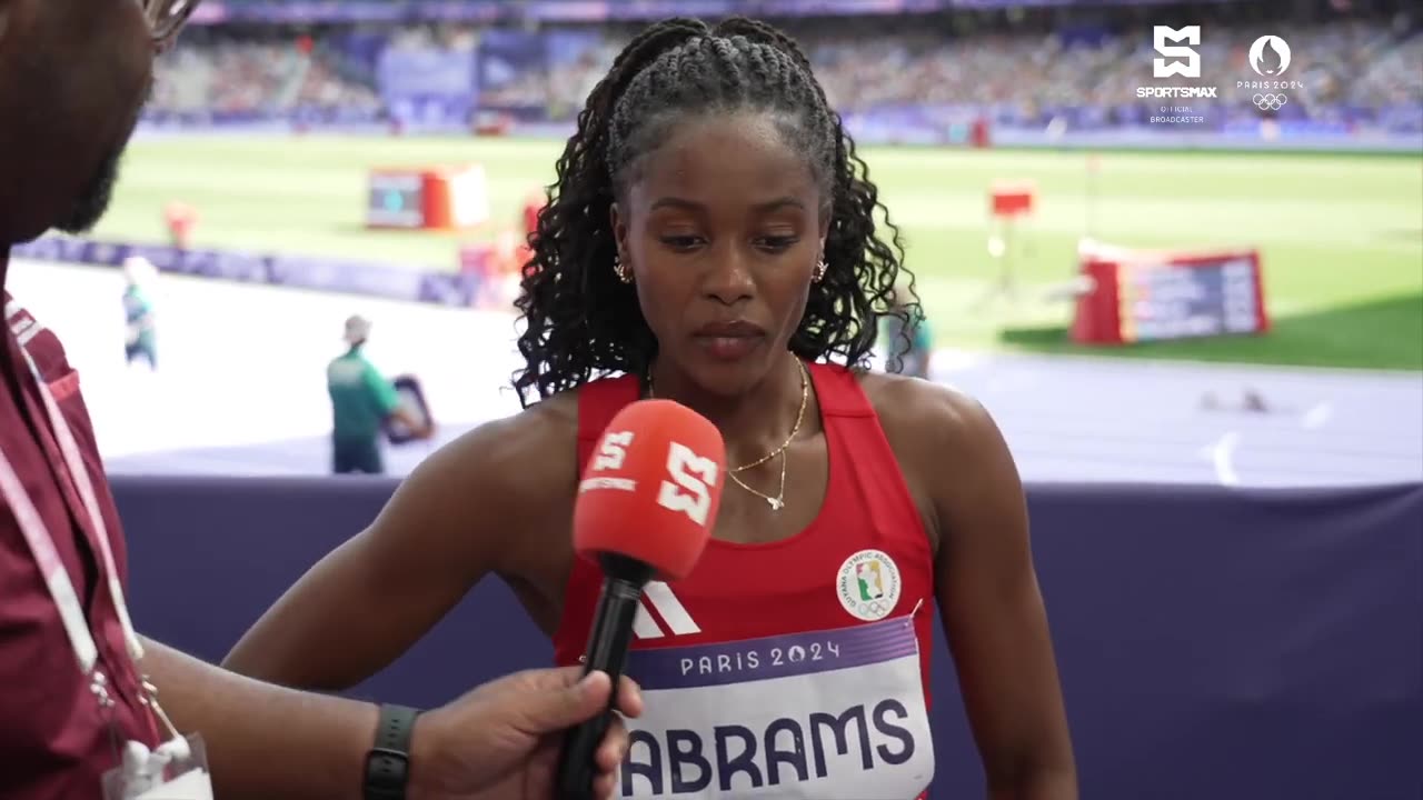 Guyanan Aliyah Abrams in Paris in 2024: "I gave it my all"