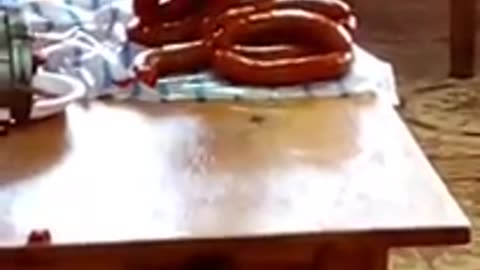 Cooked Sausages - How to Make Hungarian Sausages Without a Bowlcutter Machine at home.