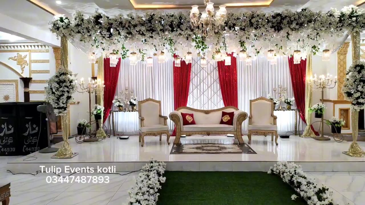 Barat stage setup Done kotli azad Kashmir Pakistan