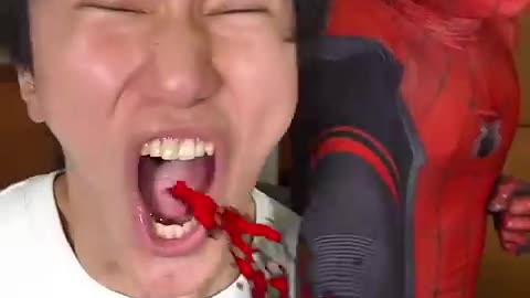 Spider man funny video 😆😆😆#funny #tiktok #fun