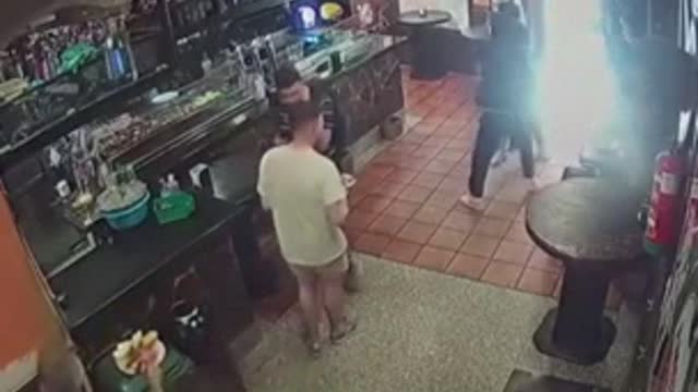 Two masked teenagers open fire in central Madrid bar