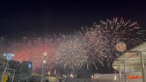 Fire Work In Expo 2020 Dubai