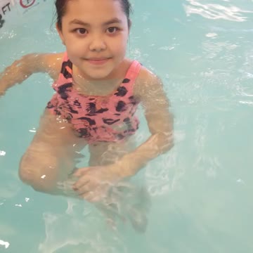 Fun swimming
