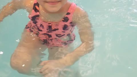 Fun swimming