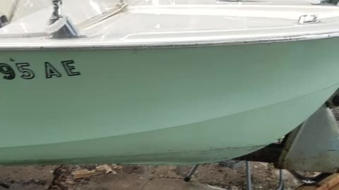 Cleaning up the hundred-dollar boat. Take a look at the description I found out what it is!