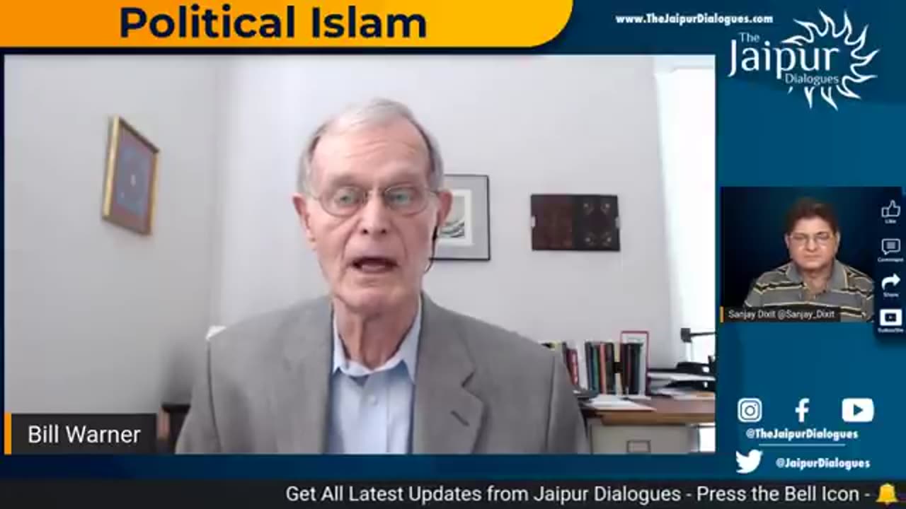 Dr. Bill Warner explains why Islam is not a religion, but a Political Ideology