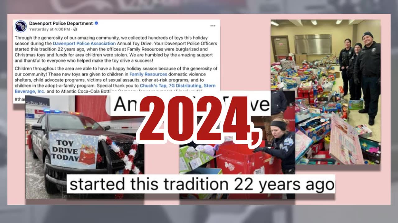 Fact Check: Video Does NOT Show Coca-Cola Truck With Children being trafficked -- Police Toy Drive