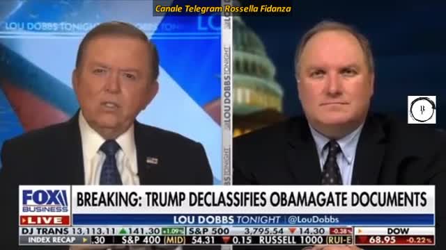 Lou Dobbs e John Solomon sulla declassificazione.