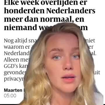 Hundreds of excess deaths per week and nobody knows why. Really!