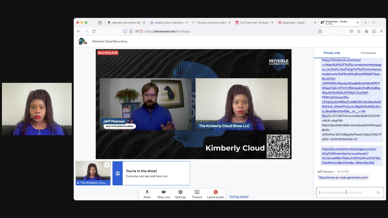 The Kimberly Cloud Show LLC " The Invisible Podcast"