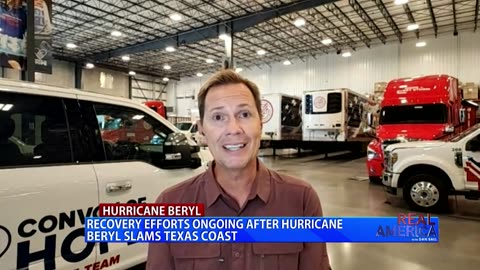 REAL AMERICA -- Dan Ball W/ Ethan Forhetz, Discussing Hurricane Beryl Aftermath, 7/10/24