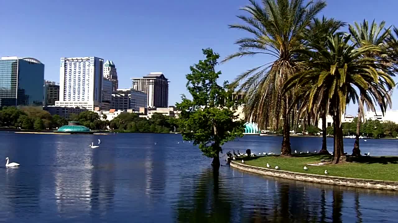 Free Downtown Orlando Stock Video Footage