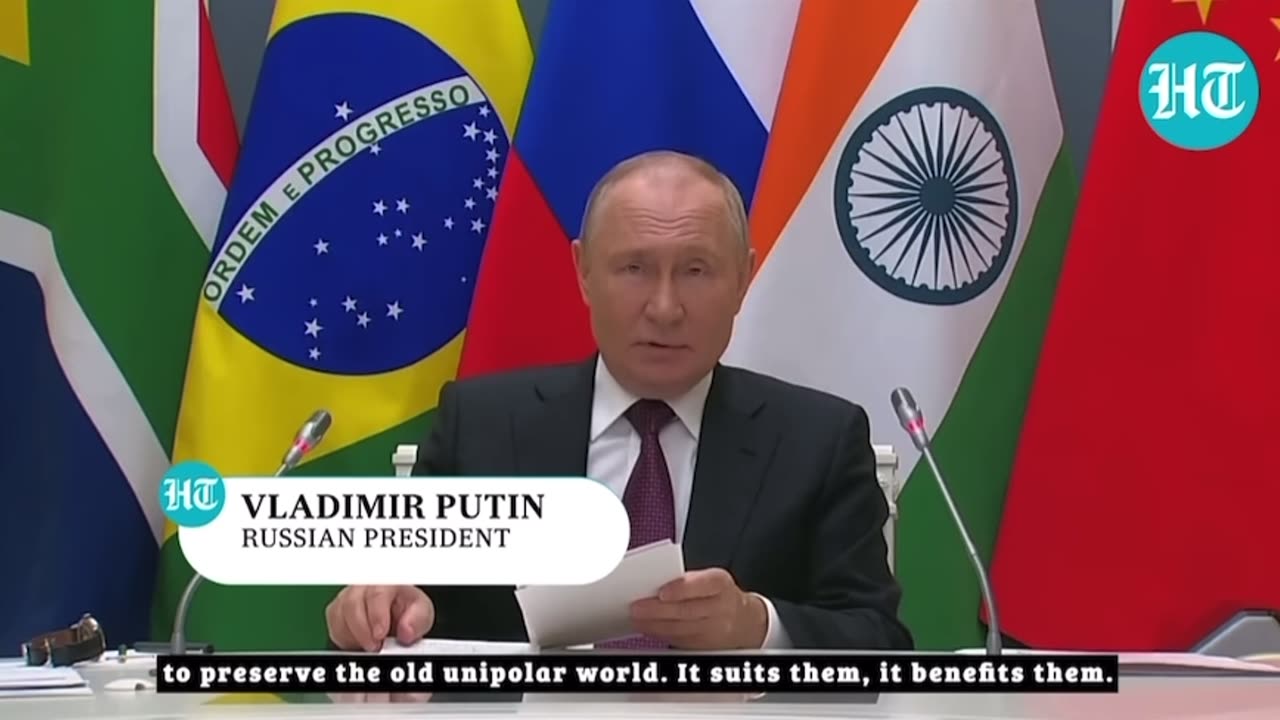 PUTIN CALLS WESTERN DEMOCRATIC LEADERS MODERN COLONIZERS AT BRIC SUMMIT