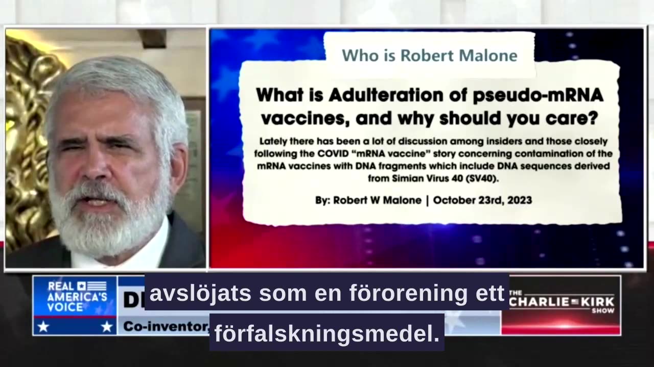 Dr. Robert Malone om förfalskningar