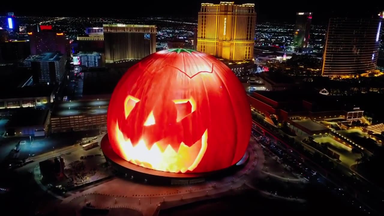 Las Vegas Jack-o'-Lantern Sphere🎃