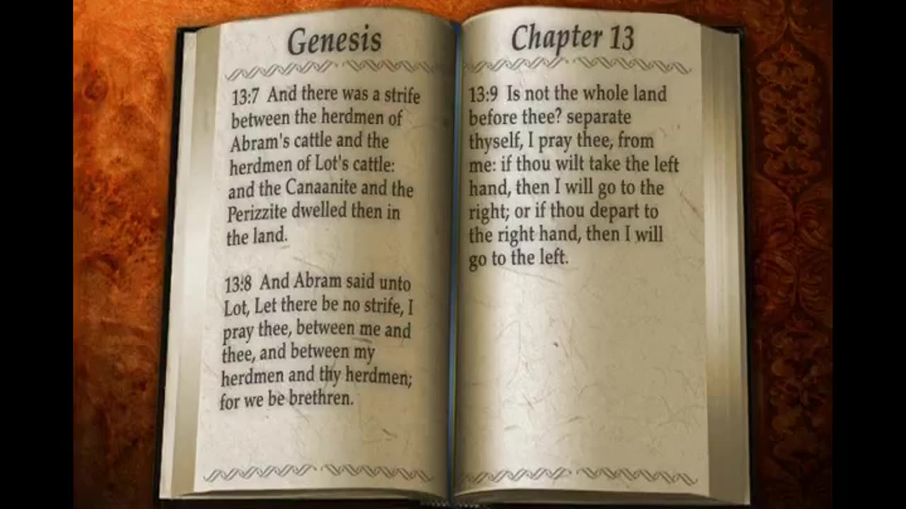 Daily Holy BIBLE * OPEN THE BOOK AND TAKE A LOOK * Genesis 12-15 KJV