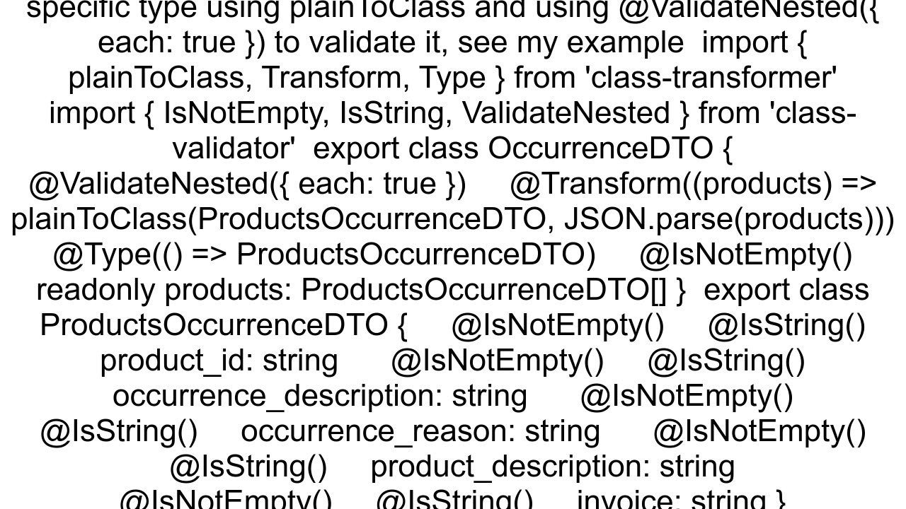 How to JSON parse a key before validating DTO