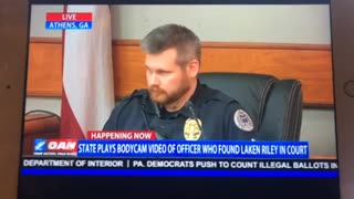 🦅 OAN LIVE ATHENS, Georgia police officer performs cpr with paddles Roseau laken Riley