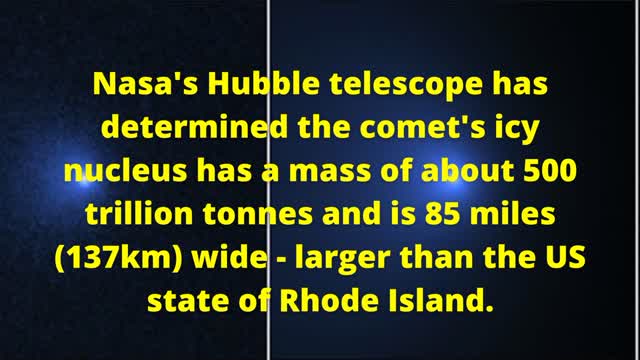 Nasa scientists spy 'largest comet ever seen'. News Today April 15, 2022