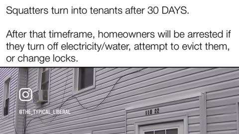 NYC homeowners in debt because of squatters..