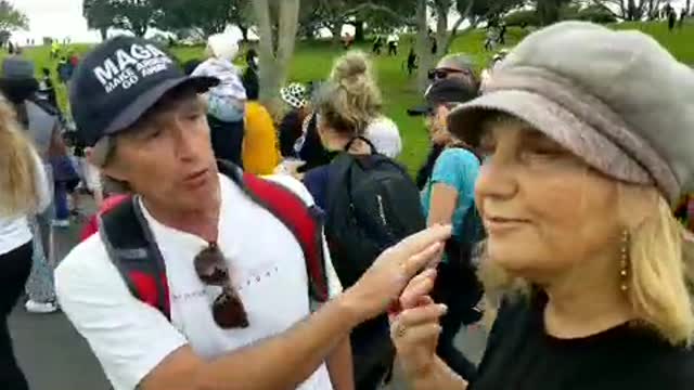 Freedom Rally in Auckland
