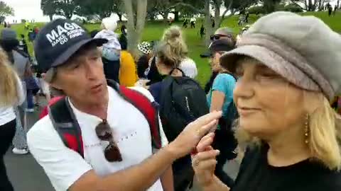 Freedom Rally in Auckland