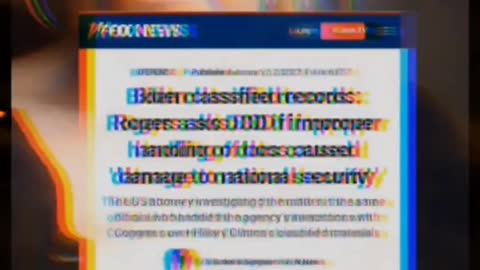 Did these dick classified documents of guidance pursuit national security risk