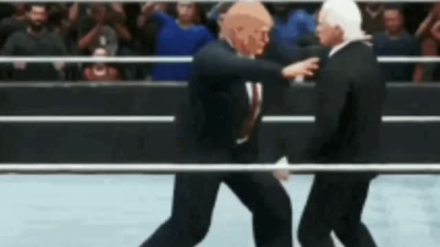 "TRUMP VS BIDEN FIGHT" TRUMP RESPONDED TO FIGHTING JOE BIDEN BEHIND THE BARN