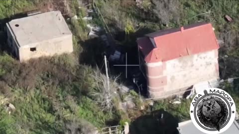 Destruction of a building with AFU soldiers near Dnipro.