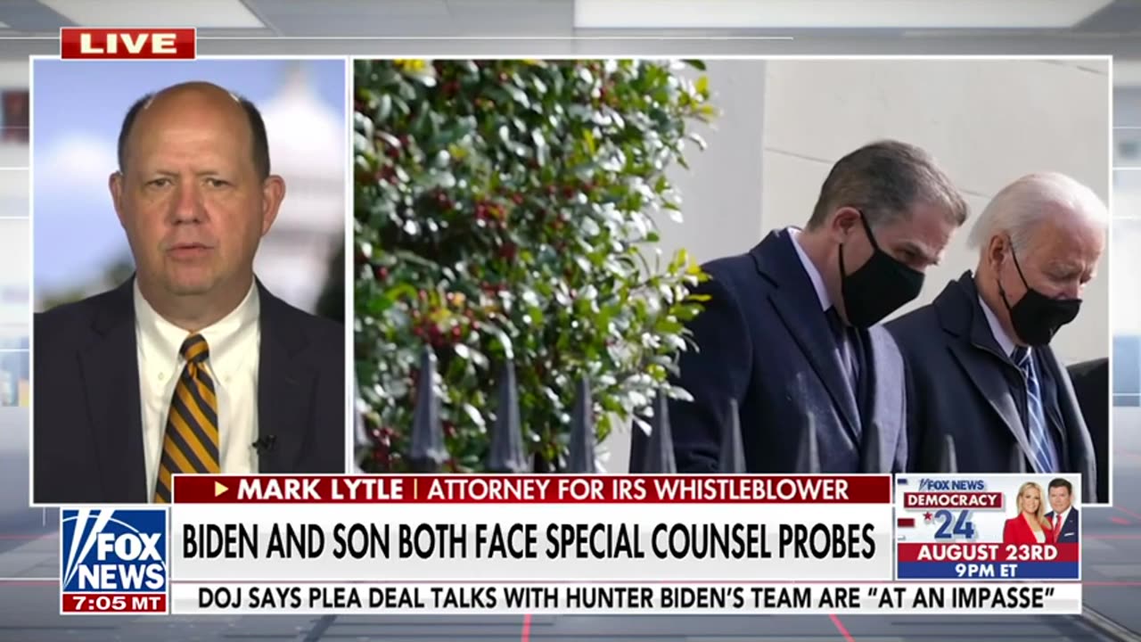 Fox News - David Weiss is the 'wrong person' to be special counsel Attorney for IRS whistleblower