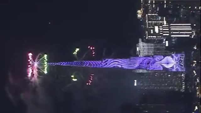 Dubai Burj Khalifa new year celebration 2022 part 7