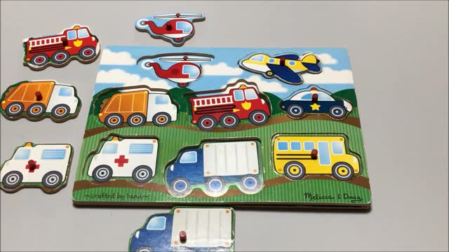 Car Truck Plane Helicopter Jigsaw Puzzle