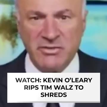 Kevin O'Leary GOES OFF on Tim Walz