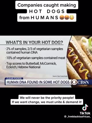 Companies Caught Making HOT DOGS from HUMANS